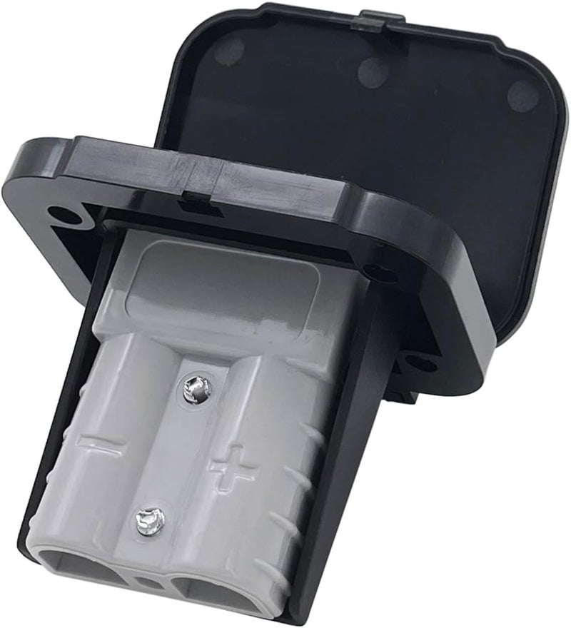 JooFn 50A Plug Mounting Panel for Anderson SB50 Series Connectors Flush Mount Recessed Plate (Gray-1pc) - Image 5